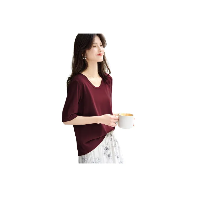 XWI T Shirts Women's Red-0