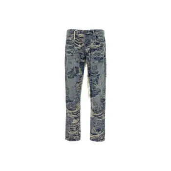 DIESEL 2023 D Finitive Distressed Regular Jeans