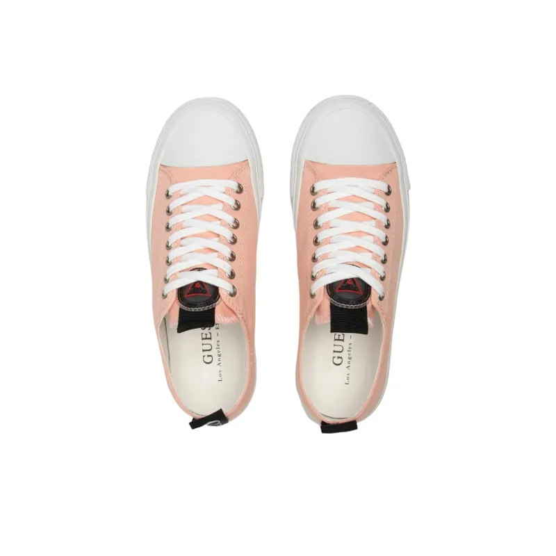 GUESS Ederla Abrasion Resistant Low Top Skateboard Shoes Women's Pink-4