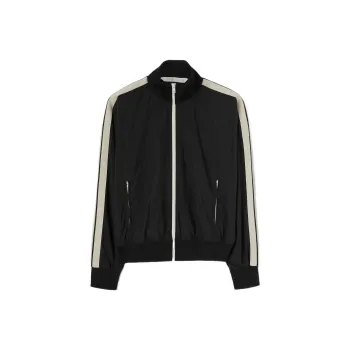 PALM ANGELS Logo Printed Zipped Jacket
