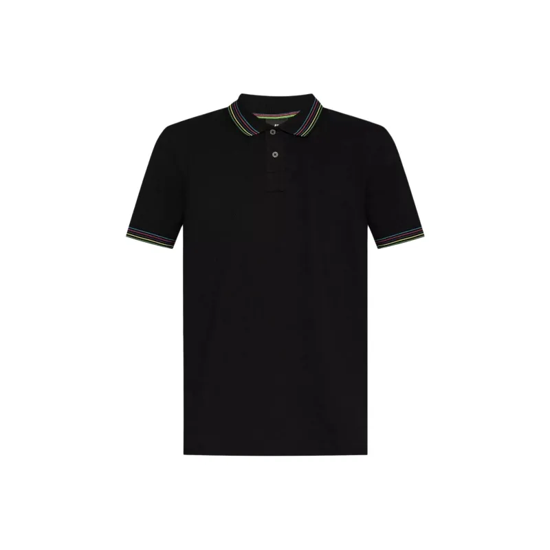 PS By Paul Smith Stripe Trim Polo Shirt-0