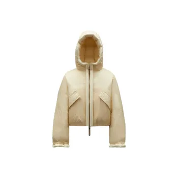 Moncler Down Jackets Women's Cream White