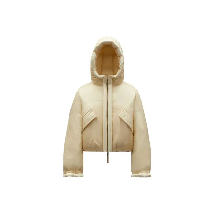 Moncler Down Jackets Women's Cream White-0
