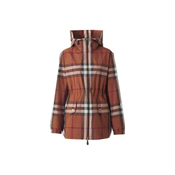 Burberry Check pattern Lightweight Parka Jacket