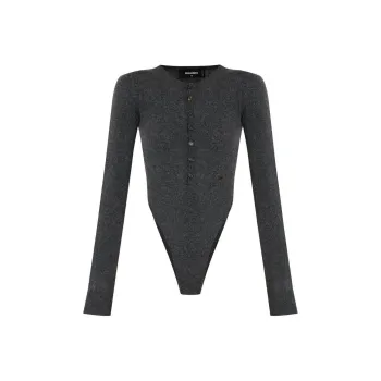DSQUARED 2 Long Sleeved Knitted Bodysuit