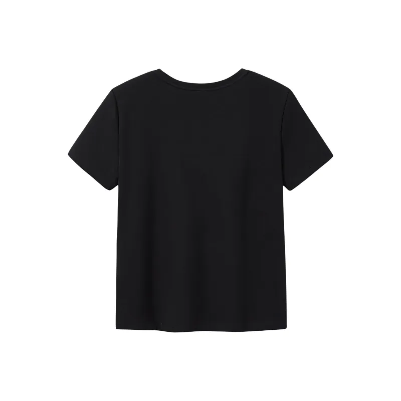 Fish Rabbits Regular T Shirt Women's Black-1