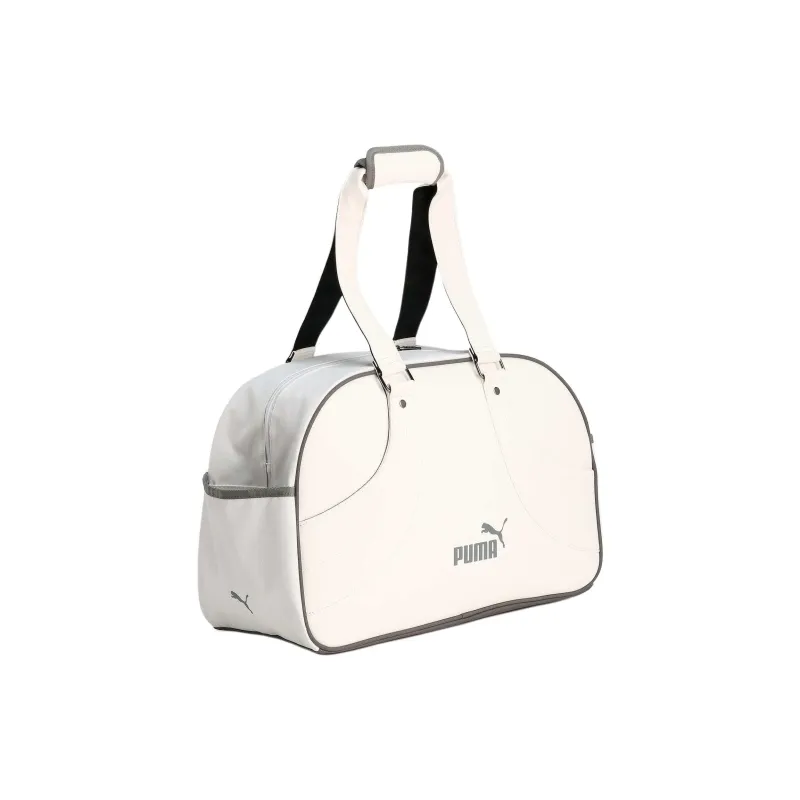 PUMA Synthetic Leather Travel Bag Unisex White & Gray-0