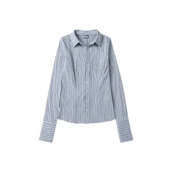 Heartboon Shirt Women's Blue Stripes