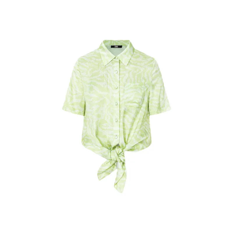 KARL LAGERFELD SS23 Shirt Women's Yellow-0