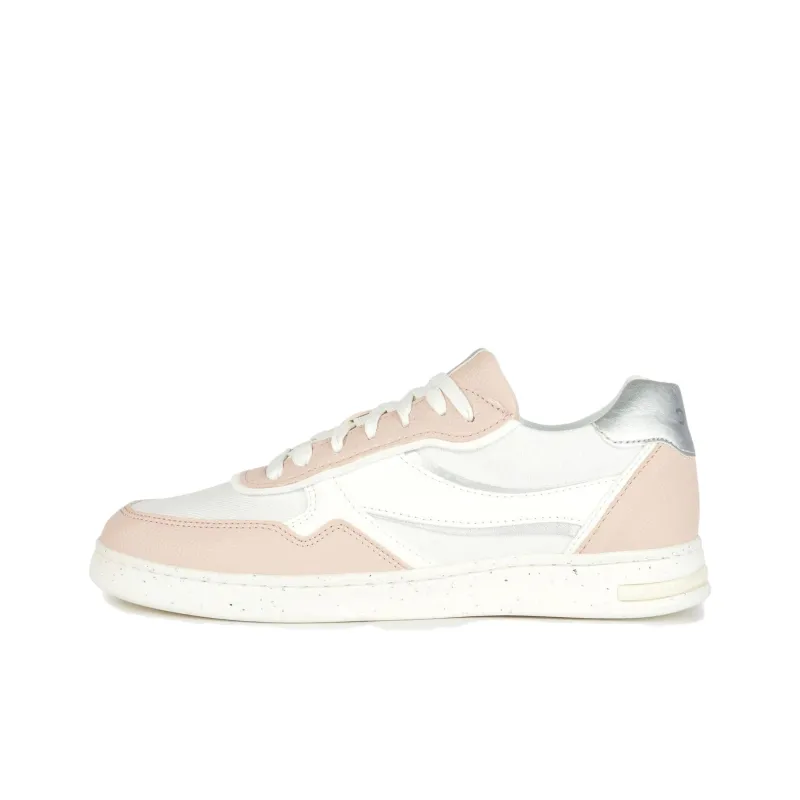 GEOX Jaysen Low Top Skateboard Shoes Women's White Pink-0