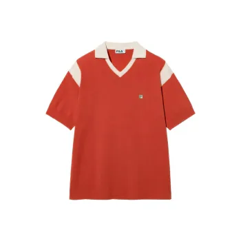 FILA Polo Shirts Unisex Red