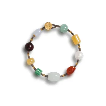 Atsuyama Bracelets Green Jade Unisex