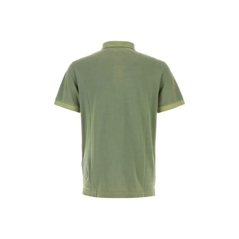 STONE ISLAND Logo Patch Short Sleeved Polo Shirt-1