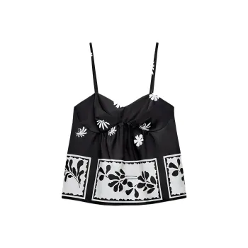 ZARA Camisole Women's Black/Nude