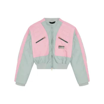 DIESEL Jackets Women's Pink Gray