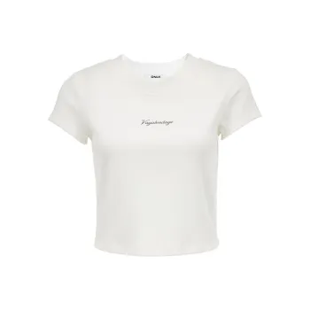 ONLY T Shirt Women's A43 Cream White