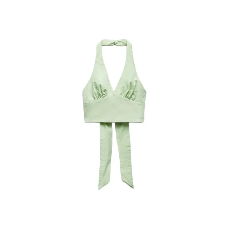 ZARA Camisoles Women's Green-0