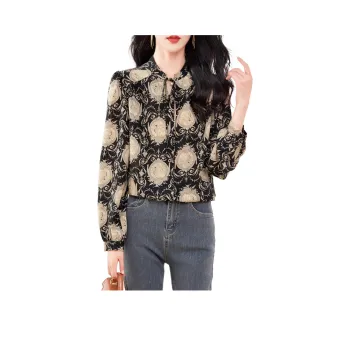 Yi Mengyuan Shirt Women's Dark Aroma Floats