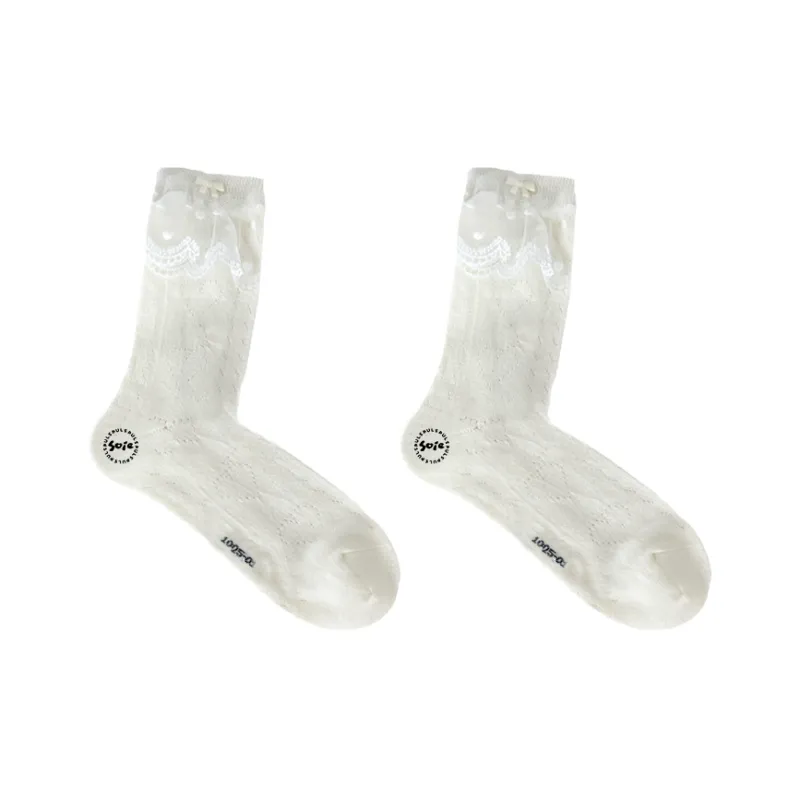 SOIE Mid Calf Socks Women's Combo Set-0