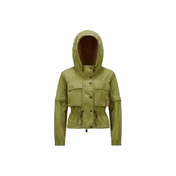 Moncler Logo Patch Hooded Jacket