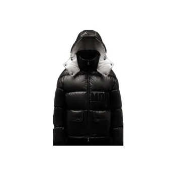 Moncler Women's Abbaye Short Down Jacket Black