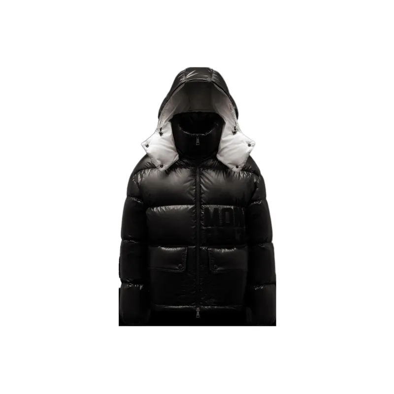 Moncler Women's Abbaye Short Down Jacket Black-0