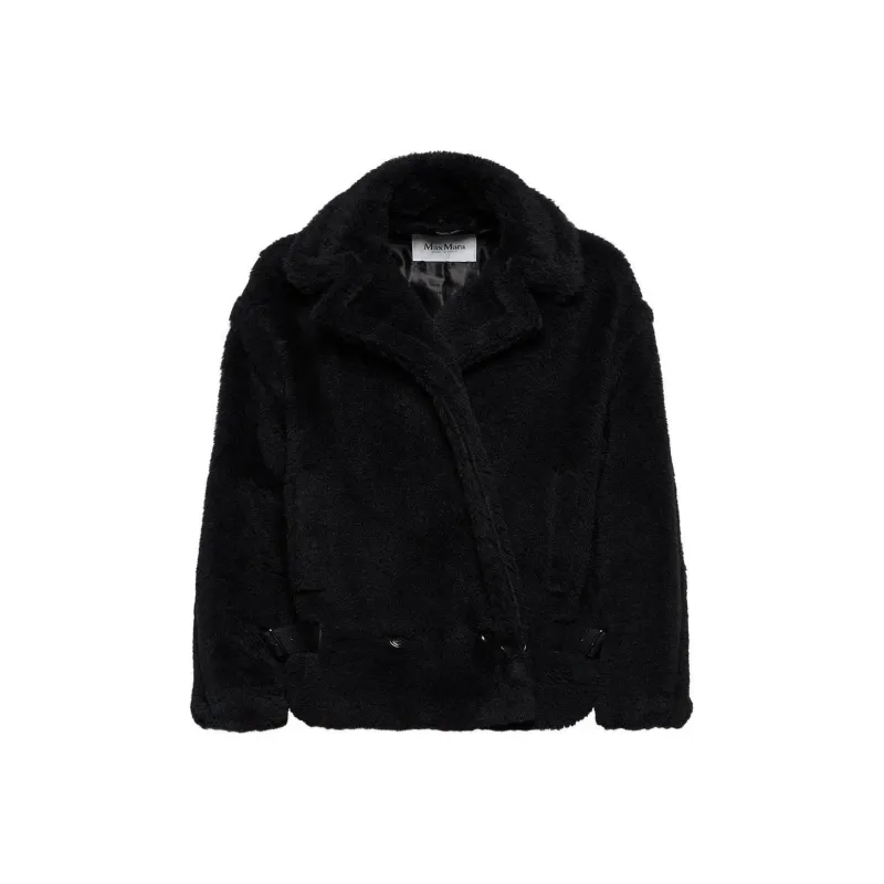 MaxMara Buckle Detailed Long Sleeved Coat-0
