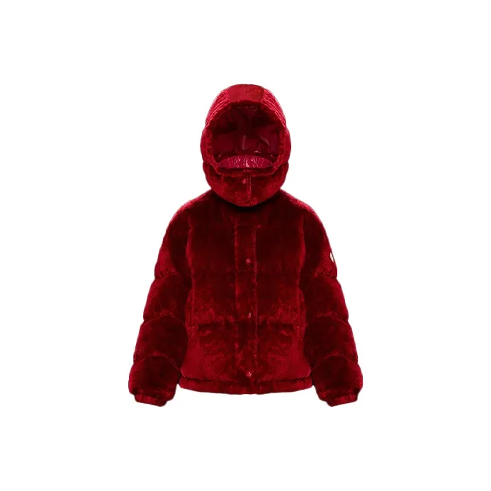 Moncler Dao Series Down Jackets Women's Red-0