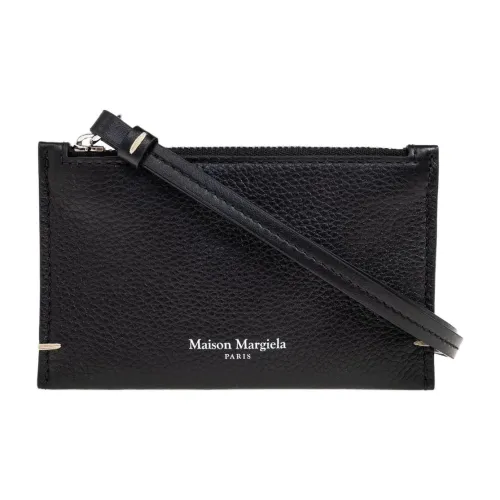Maison Margiela Calfskin Coin Purse Men's Black