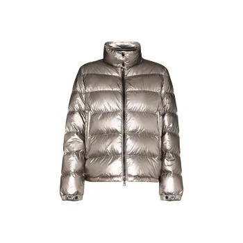 Moncler Down Jacket Women's Silver White