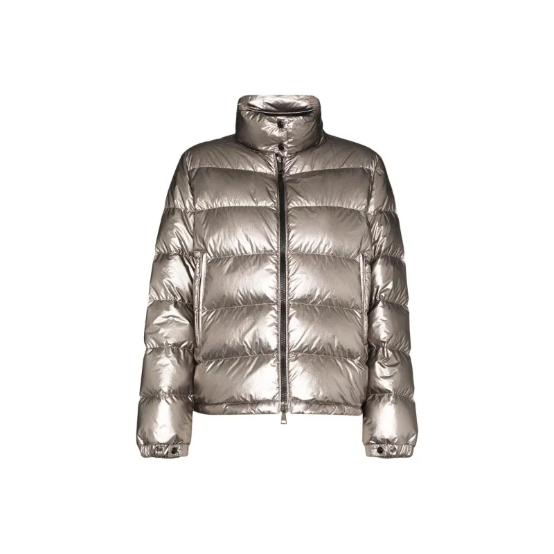 Moncler Down Jacket Women's Silver White-0
