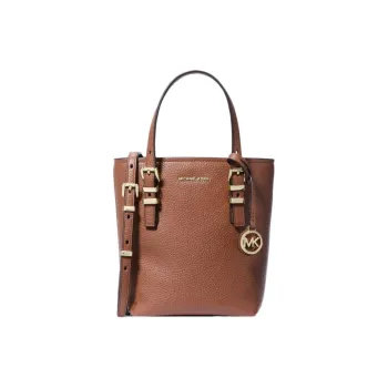 MICHAEL KORS Cow Leather One Shoulder Handbag Extra Small Women's Brown