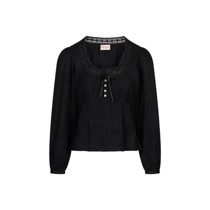 Rouje FW24 ANNETTE SHIRT Shirt Women's Black-0