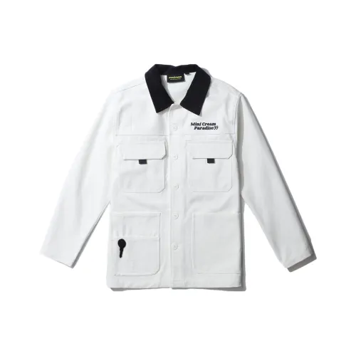 Mini Cream Jackets Women's White