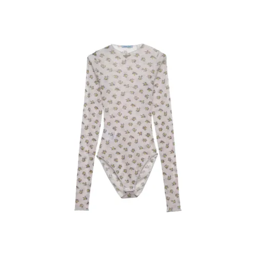 PRADA Floral Print Bodysuit