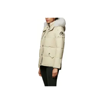 Moose Knuckles Down Jackets Women's Porcelain White