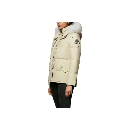 Moose Knuckles Down Jackets Women's Porcelain White