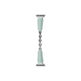 Mint Green-Silver-Tone Buckle