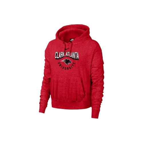 Nike Clark Atlanta Gym Vintage Sweatshirt Women's Red Mixed Color