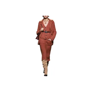 CHANEL FW24 Jackets Coats Women's Orange