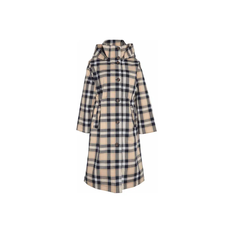 BARBOUR FW24 Jackets Coats Women's Beige Blue-0