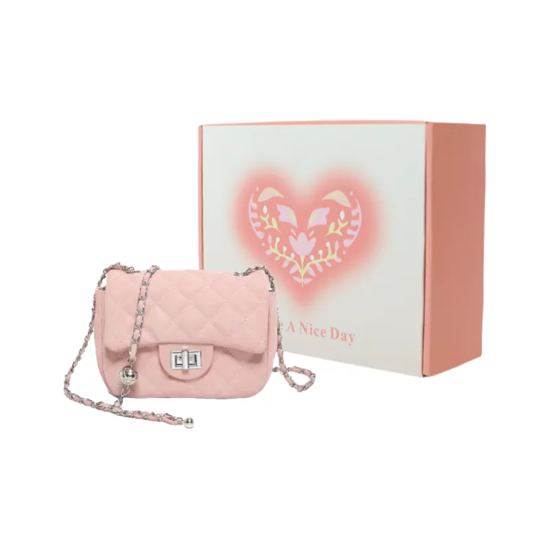 Yalu PVC Crossbody Bag Unisex White/Silver/Black/Pink-19
