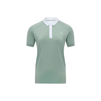 LI NING 1990 Golf Series Polo Shirt Women's Ripple Green