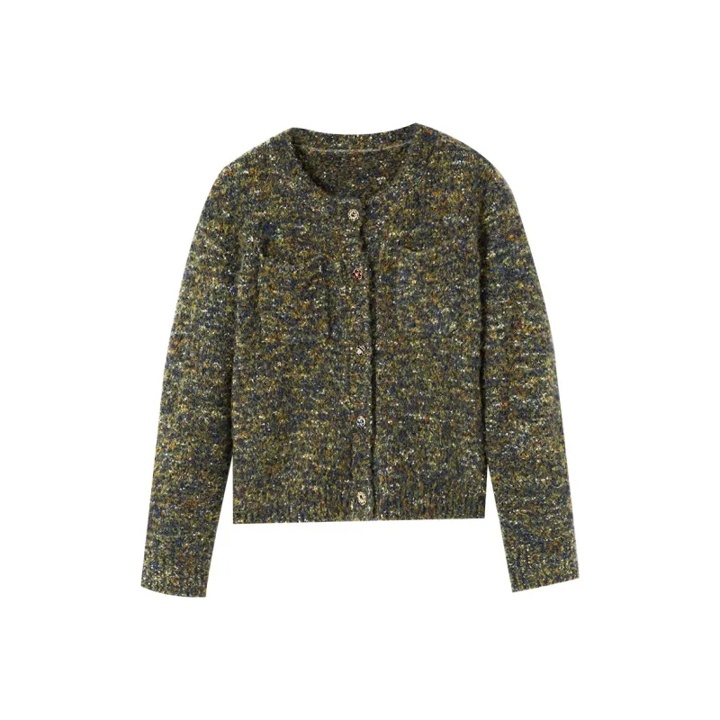 XIANGYING Knitwear Women's Forest Green-0
