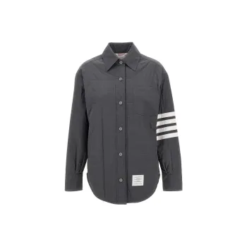 THOM BROWNE Down feather Quilted Shirt Jacket