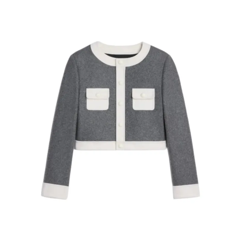 CELINE Brompton Jacket In Wool Cloth-0