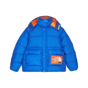GUCCI X The North Face Padded Jacket Blue