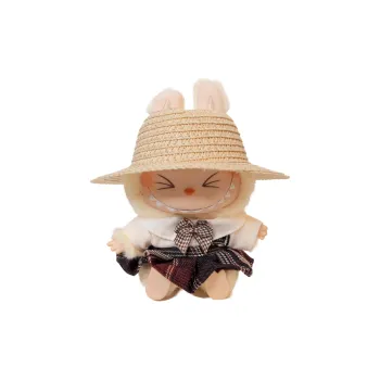 [Dress Up Doll] POP MART THEMONSTERS JK Girlish, Sweet And Delicate Hang Tag Box Labubu Vinyl Sitting Party 15cm Height