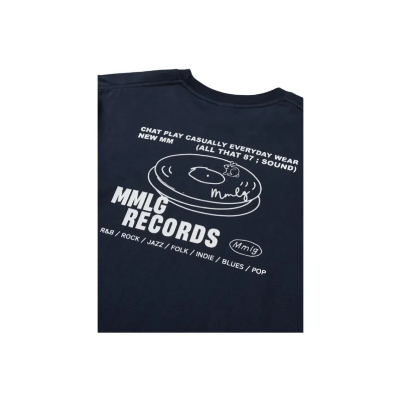 Mmlg SS25 T Shirt Unisex Marine Blue-2