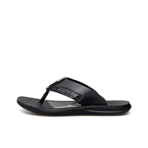 Qiandongmeili Rubber Sole Flip Flops Men's